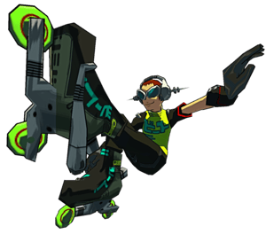 This is the Avatar Image for the Beat (Jet Set Radio) AI Voice and Text to Speech Generator